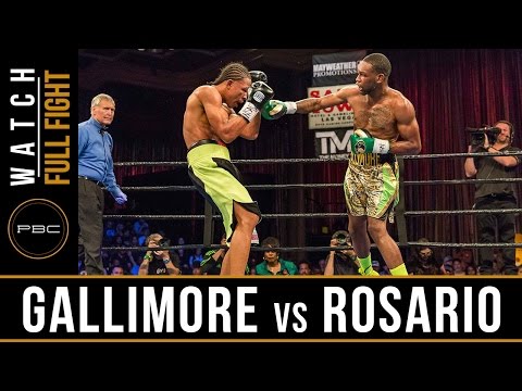 Rosario vs Gallimore FULL FIGHT: April 29, 2017 - PBC on FS1