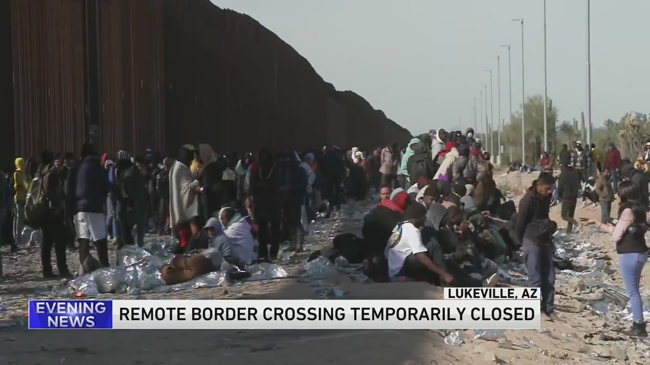 US closes border crossing to vehicles and limits traffic at another in response to illegal entries