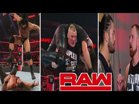 WWE Monday Night Raw 18/3/2019 highlights | wwe raw 18 March 2019 highlights | raw live today