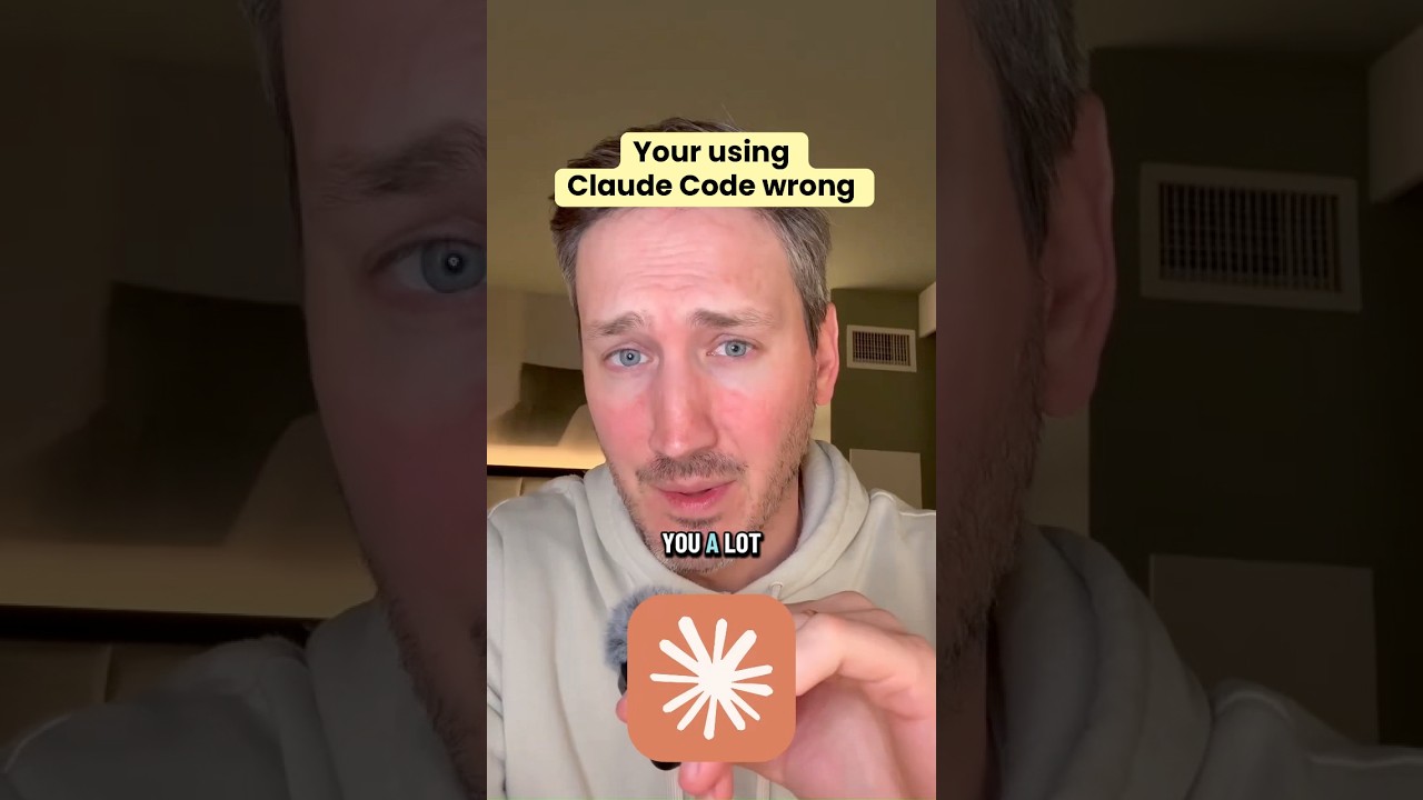You’re using ClaudeCode wrong. Do this instead. #claude #claudecode #ai