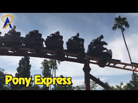 Pony Express Roller Coaster POV at Knott's Berry Farm