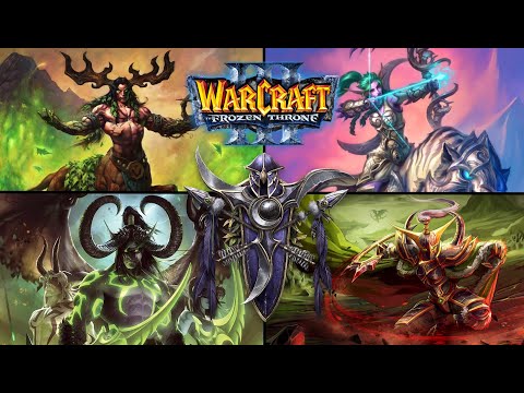 All Warcraft 3 NIGHT ELF Heroes EXPLAINED | Warcraft History