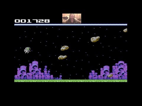 Lukozer Retro Game Review - 496 - Spaceman Splorf: Planet Of Doom - Commodore 64