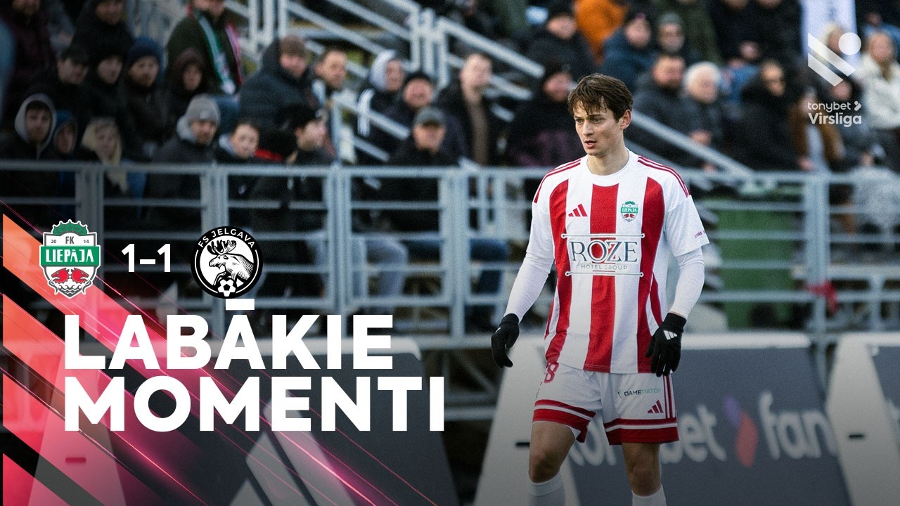 FK Liepaja vs FS Jelgava Highlights
