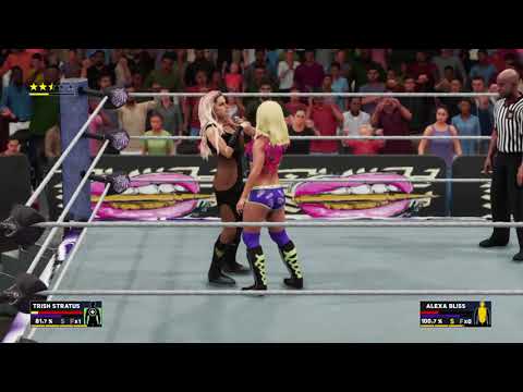 WWE 2K18 Trish stratus vs Alexa bliss
