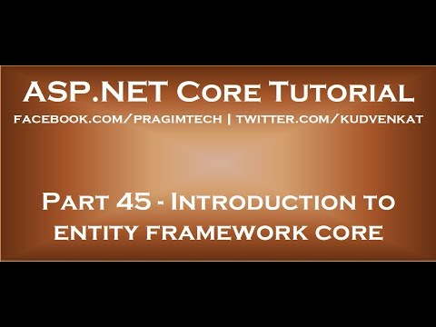ASP NET Core Tutorial