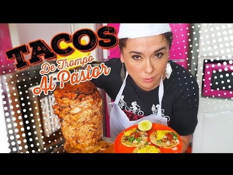 Tacos al pastor en un mini trompo/receta de Jalisco/Marisolpink