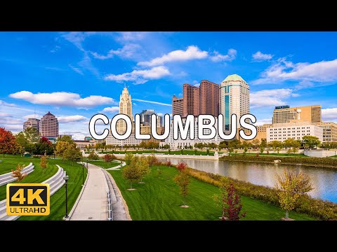 Columbus, Ohio, USA 🇺🇸 | 4K Drone Footage