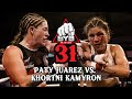 Bloody BYB 31 Women's Super Lightweight Bare Knuckle Title Fight: Paty Juarez vs. Khortni Kamyron