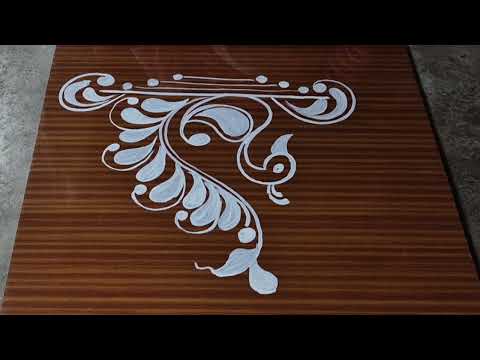 Saraswati Puja special Alpona Design/Saraswati Puja special alpona for beginners/Beautifulalpona