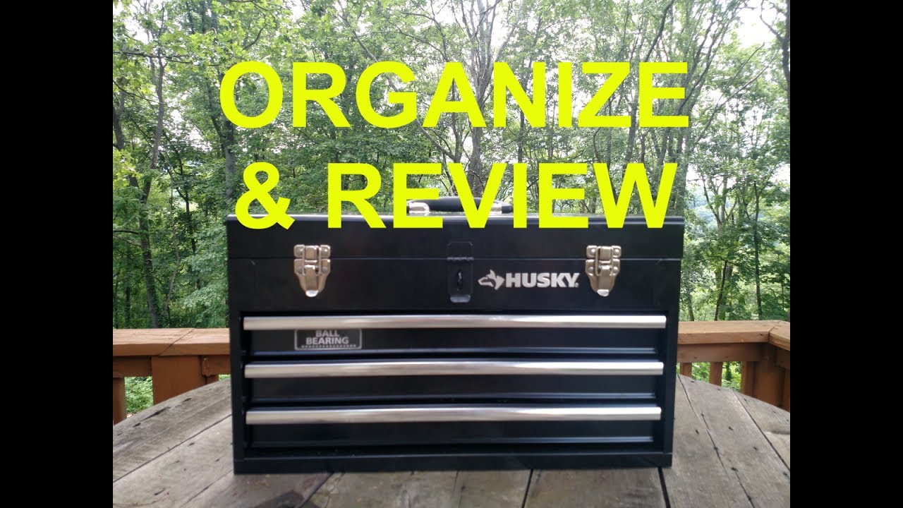 Watch video HUSKY 3 DRAWER PORTABLE TOOLBOX ORGANIZATION AND REVIEW Now HUSKY 3 DRAWER PORTABLE TOOLBOX ORGANIZATION AND REVIEW