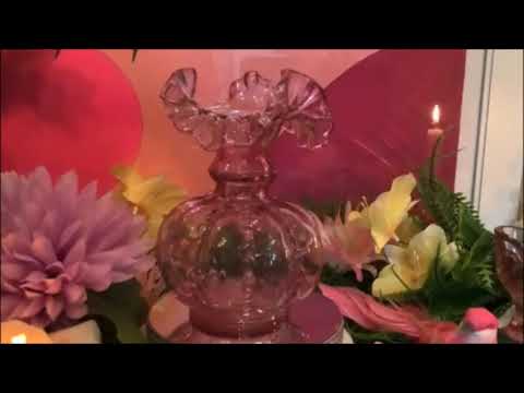 Fenton Pink Vase