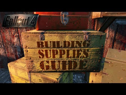 Building Materials & Supplies Guide 🔩 Fallout 4 No Mods Shop Class