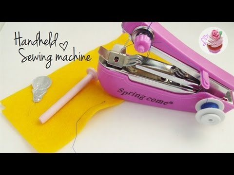 Handheld sewing machine demo ☆