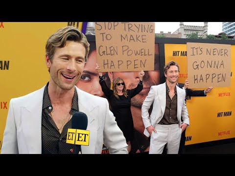 Glen Powell Gets Trolled By His Parents At His Movie Premiere
