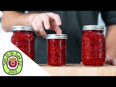 TASTY Raspberry Jam Canning Recipe - Jam It Up June 2.0