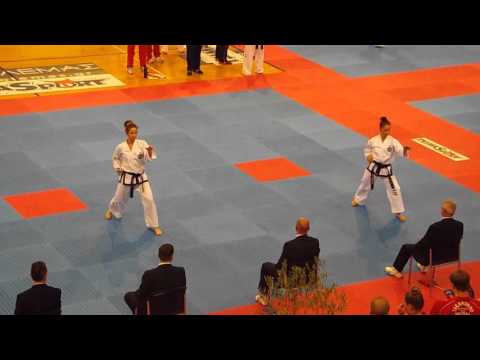 Olga Levina (RUS) v Christina Pedersen (NOR) - Female III Dan Pattern Semi Final