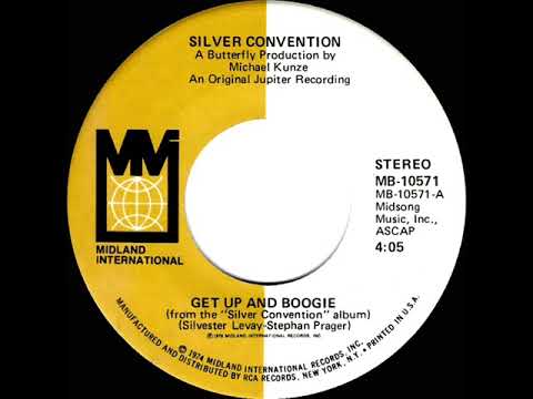 1976 HITS ARCHIVE: Get Up And Boogie - Silver Convention (a #1 record--stereo 45)