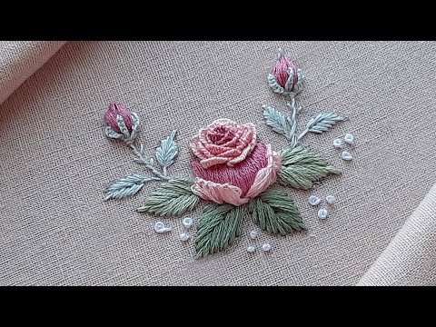 3D Rose Magic Cast on Stitch - Easy Stitches in detail