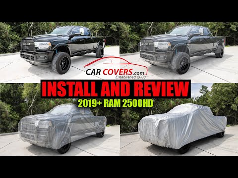 Install And Review Of My Platinum Shield Car Cover By CarCovers.Com For The 2019+ Ram 2500HD