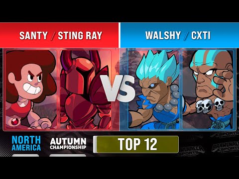 Santy & STING RAY vs. Walshy & cxti - Top 12 - NA - Autumn Championship 2022
