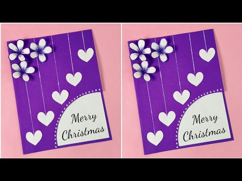 Easy & Beautiful Christmas greeting card 🌲 / Handmade cards for christmas / Art Galaxy 