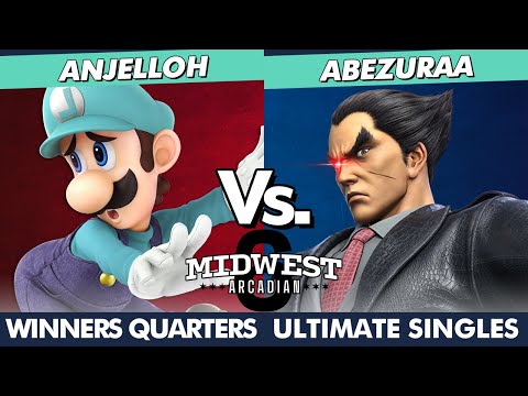 Midwest Arcadian 6 Winners Quarters - ANJELLOH (Luigi) Vs abezuraa (Kazuya) SSBU Ultimate Tournament