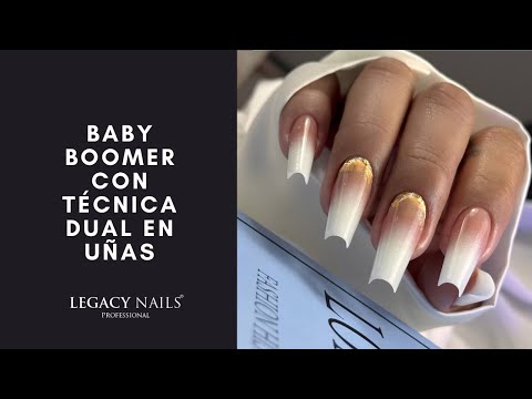 ¡Baby Boomer con técnica Dual al alcance de tus manos! │ LEGACY NAILS