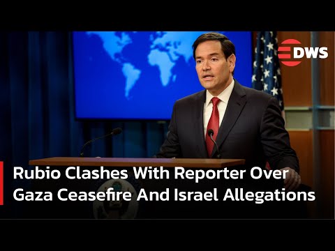 MUST WATCH: Heated Q&A As Reporter Presses Rubio On Gaza Deaths And Ceasefire | AC1F