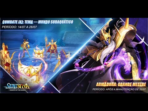 FINALMENTE TENHO ELE! TUDO DA ATUALIZAÇÃO - Saint Seiya Awakening