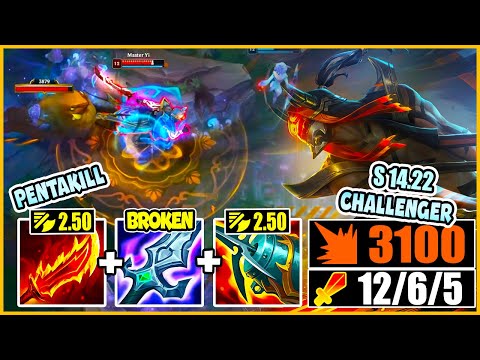 Inkshadow Master Yi Pentakill S14.22 BUT RIOT BROKE MASTER YI FOREVER WITH THIS ITEMS BUILD !