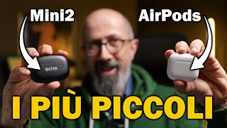 Non crederai a quanto sono piccoli i BOYA mini 2!