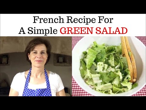 🇫🇷 How To Make A Traditional French Green Salad