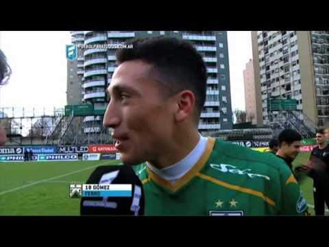 Gómez: "Este grupo se lo merece". Ferro 2 - Boca Unidos 1. Fecha 19. B Nacional 2015. FPT