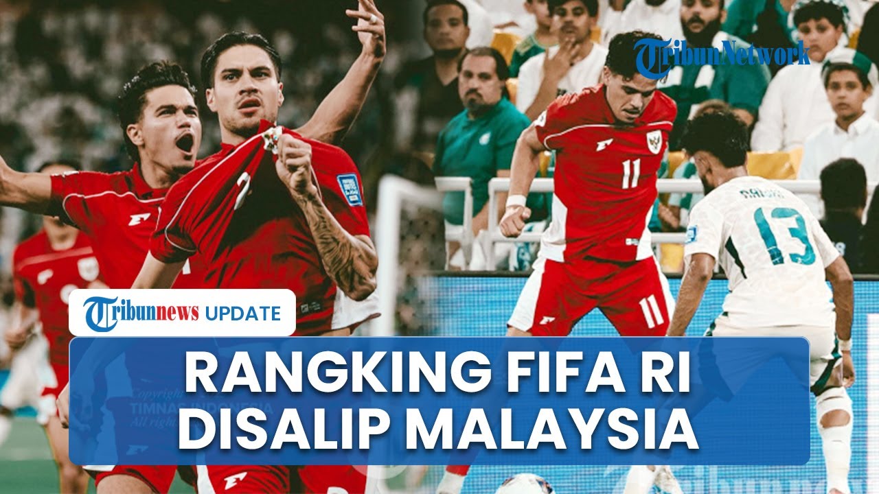 Update Rangking FIFA Timnas Indonesia usai Takluk dari Arab Saudi, Disalip Malaysia