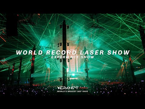 World Record: Largest Laser Show [1.100 lasers] - Verknipt ArenA 2025 | 360° Experience Show