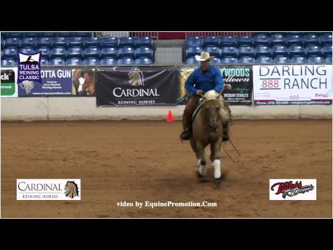 Wimpys Major Affair ridden by Josh Tishman  - 2015 Tulsa Reining Classic (Open Derby)
