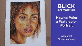 How to Paint a Realistic Watercolor Portrait | Grace Manning Watercolor Portrait Tutorial