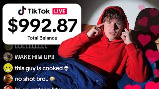 I Went Live on TikTok Until I Made $1,000 thumbnail