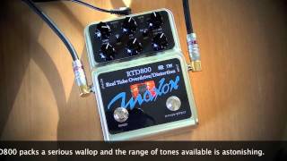 Video thumbnail for MAXON RTD800 Real Tube OD/DIST: Overdrive component (PRS to HIWATT) by Brett Kingman
