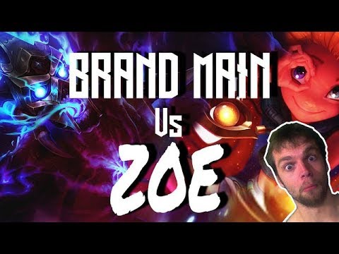Brand Mid Gameplay - Vs Zoe Commentary - Road to Diamond