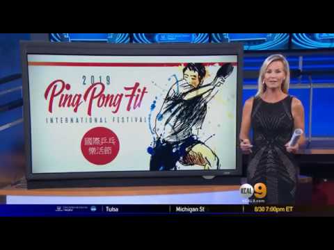 KCAL 9 News - LA Open Table Tennis Tournament
