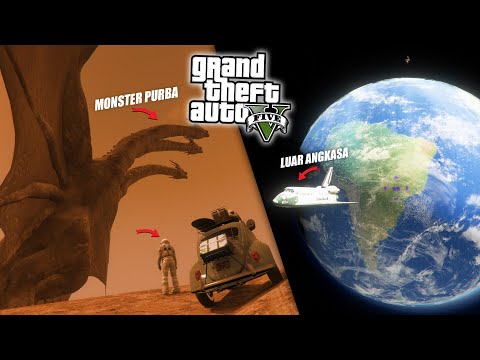 EPIC MISSION TO EXPLORE AN INHABITED PLANET IN OUTER SPACE IN GTA 5!!! GTA 5 MOD