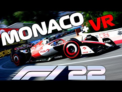 F1 22: VIRTUAL REALITY AT MONACO GAMEPLAY!!! ( 25% Race )