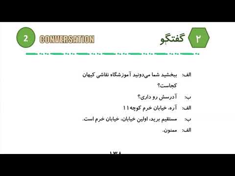 Learn to Speak Persian FAST: For Intermediate - Lesson 9- ADDRESS - Part 1