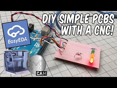 How to DIY simple PCBs with EasyEDA and the Carvera Air CNC