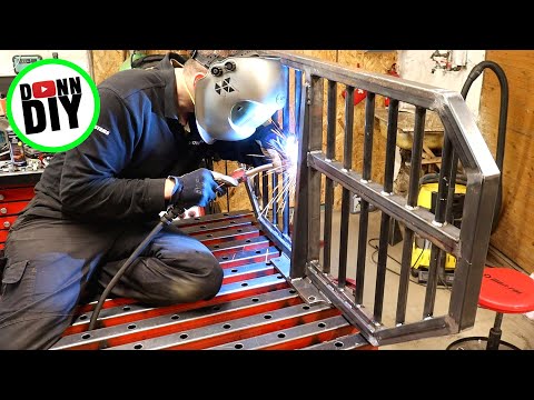 4x4 PTO Driven Timber Trailer BUILD Ep.10 - Log Barrier & Posts