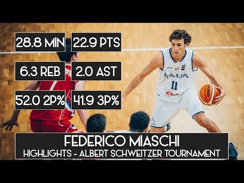 Federico Miaschi - 2018 U18 Albert Schweitzer Tournament