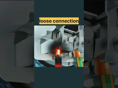 Loose connection wiring #electrical #electrican #wiring