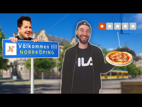 Testar Norrköpings 3 SÄMSTA restauranger! (Värst MAT hittills)
